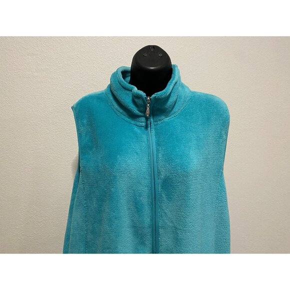 Lena Womens Size 22/24 Vest Zippered Pockets Soft - Picture 2 of 9